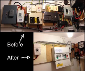 Change to modern consumer unit